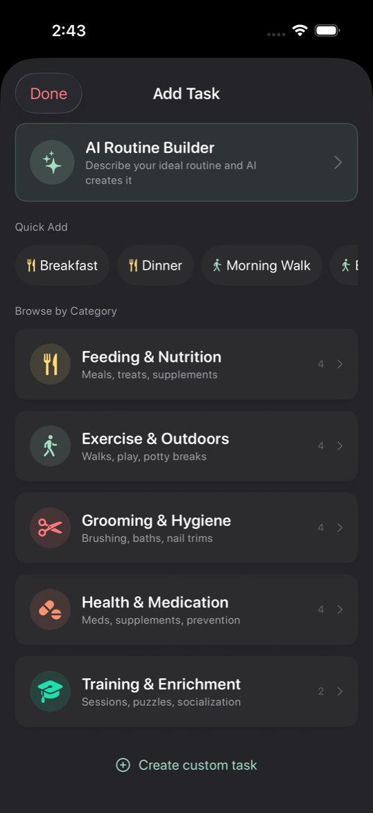 Care Templates